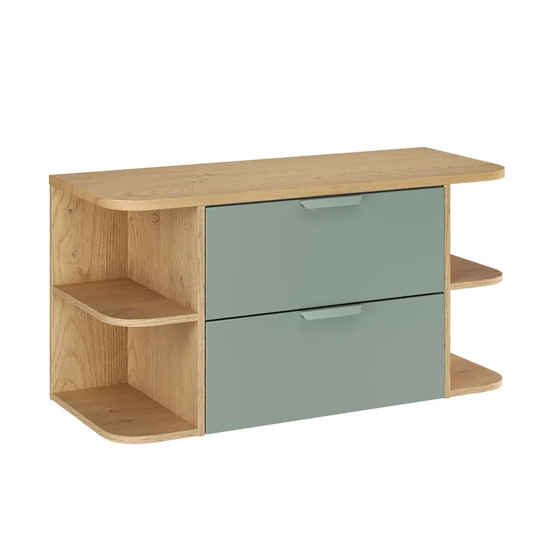 Neceser Oria blanco mate 100cm nicho redondo - Baño