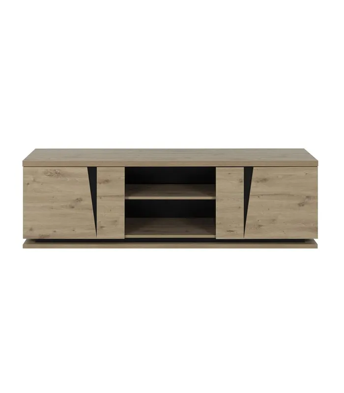 Mueble de TV 2 puertas Crack - Fabricación francesa