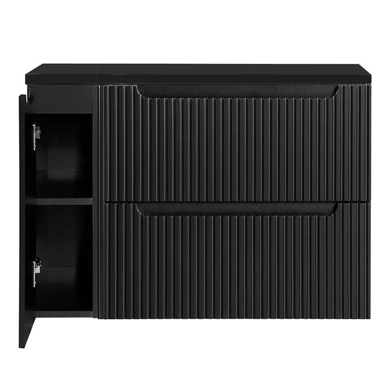 Mueble de baño bajo lavabo Newport 100x60x40 cm - Negro