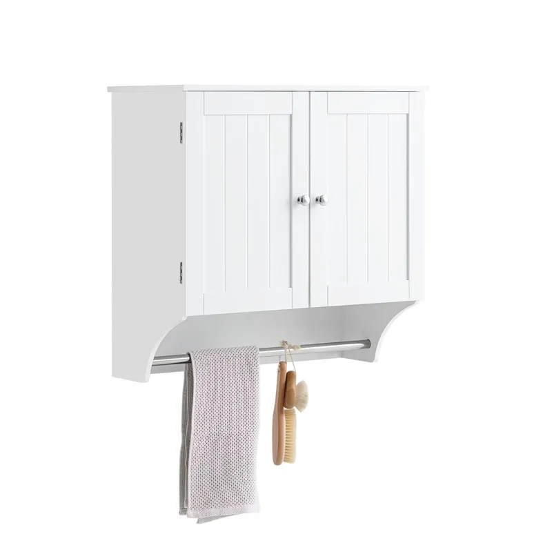 Armario de Baño SoBuy BZR97-N con 1 Cesto y 3 Cajones 60x30x60cm