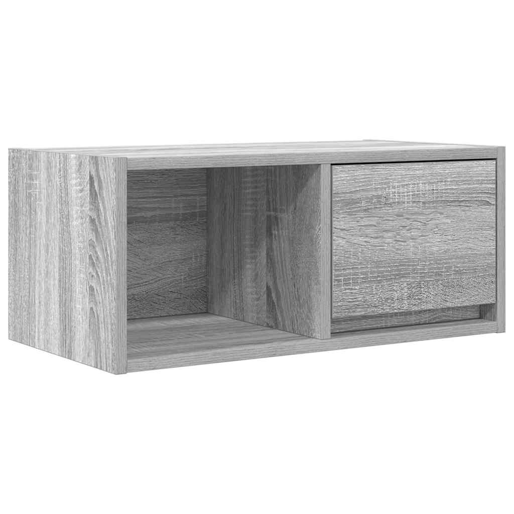 Mueble de TV de madera de ingeniería blanco 60x31x25,5 cm - Muebles