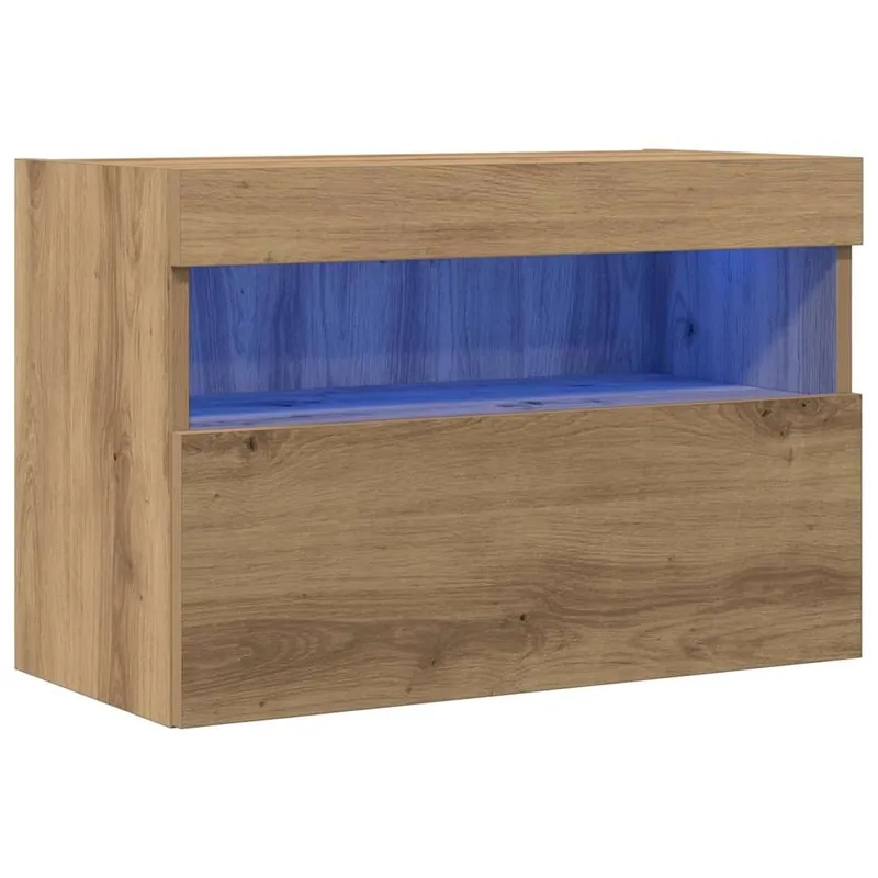 Mueble de TV Montado en la Pared Roble artisan 60 x 30 x 40 cm - Muebles