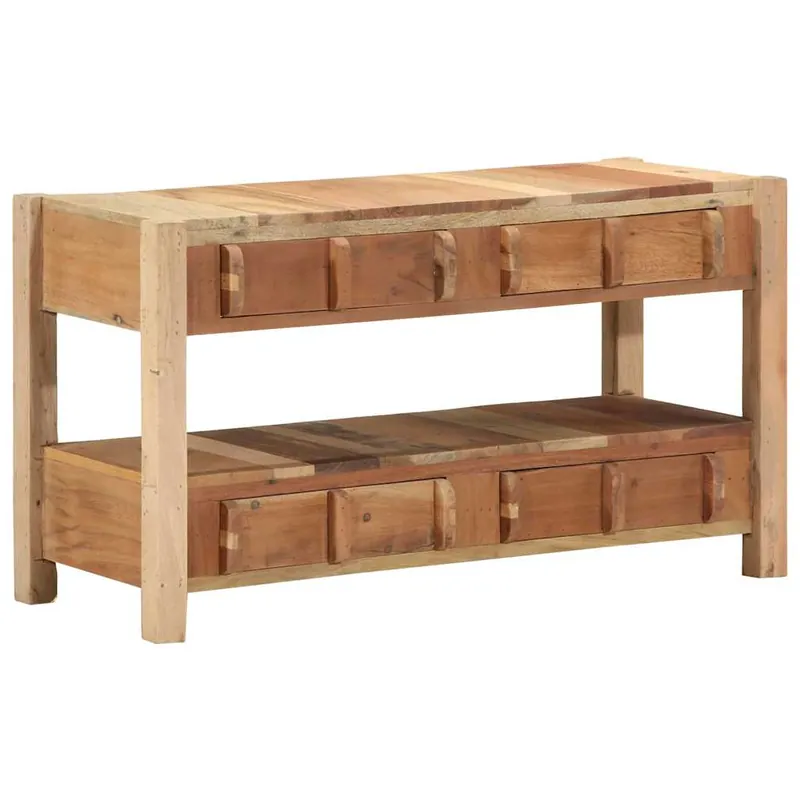 Gabinete de TV Marrón 83 x 33 x 46 cm Madera maciza recuperada - Muebles