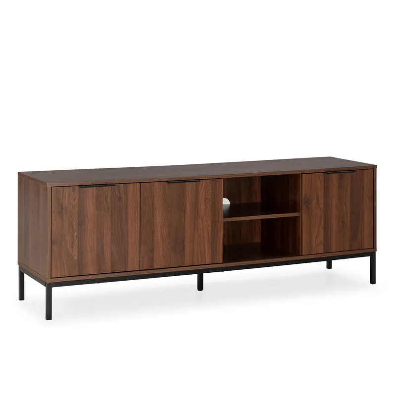 Mueble Tv Auri 3 puertas color Roble - Muebles