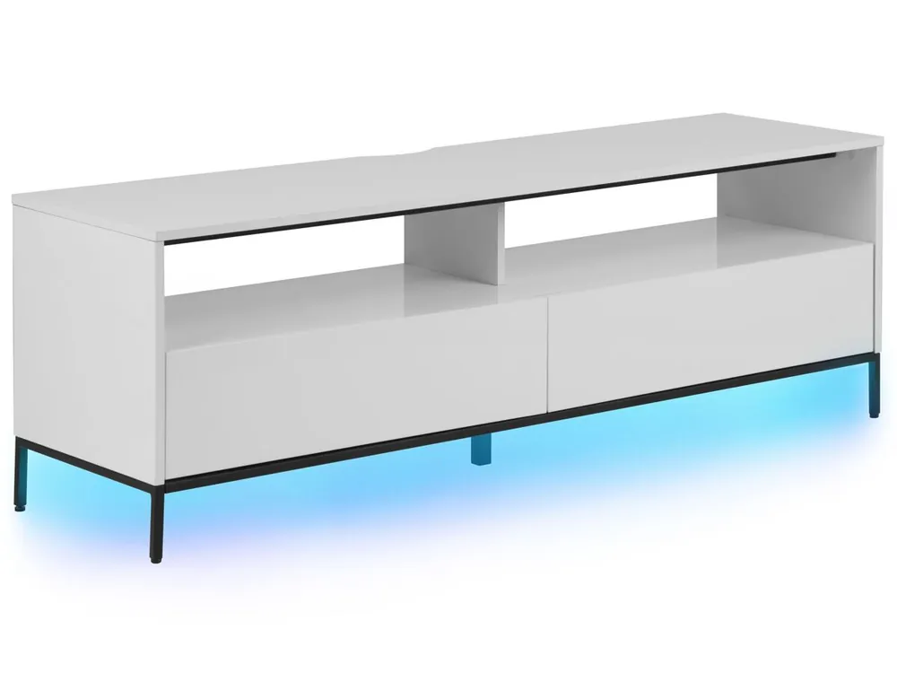 Mueble TV LED SYDNEY Blanco - Muebles