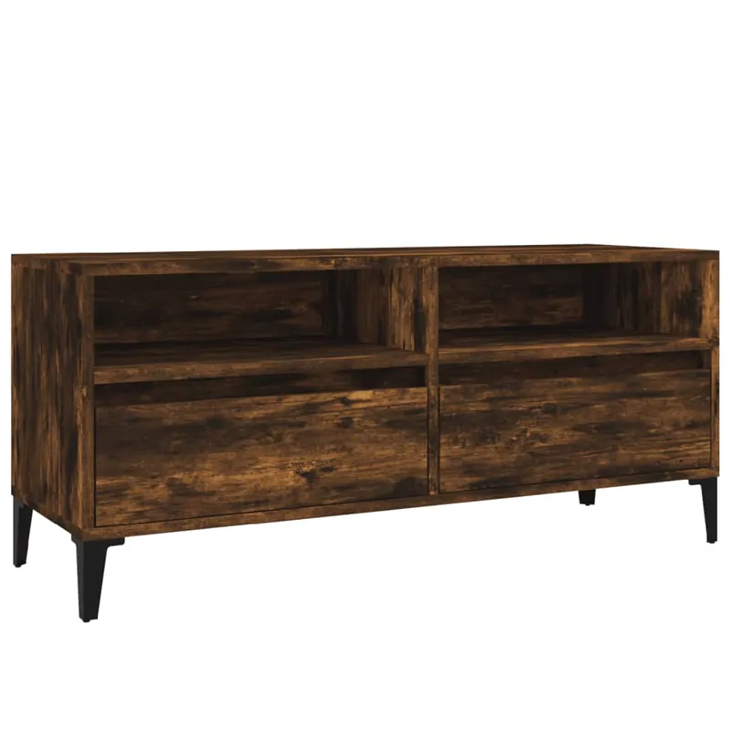 Mueble TV - Mesa de TV madera contrachapada gris Sonoma 100x34,5x44,5 cm
