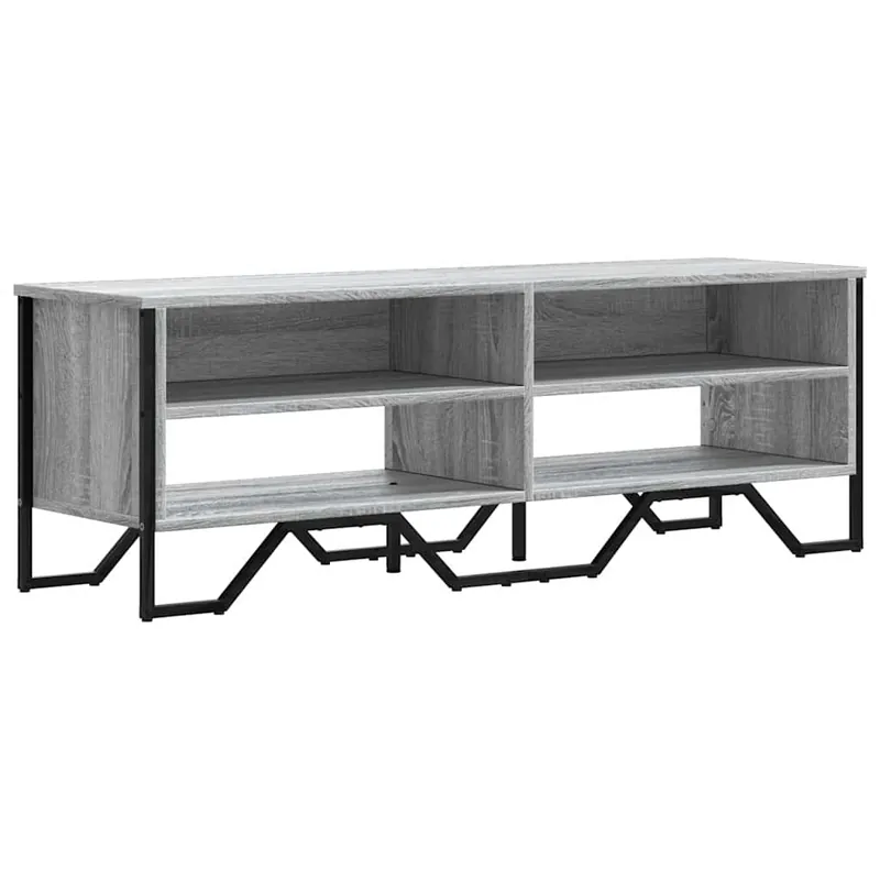 Mueble TV - Mesa de TV madera de ingeniería roble Sonoma 122x34x41 cm