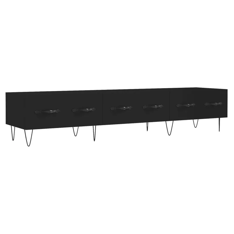 Mueble TV - Mesa de TV madera de ingeniería gris hormigón 150x36x30 cm