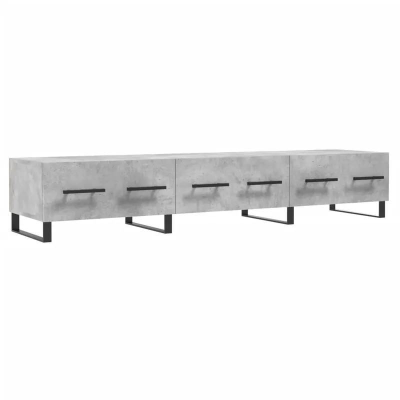 Mueble TV - Mesa de TV madera de ingeniería blanco 150x36x30 cm