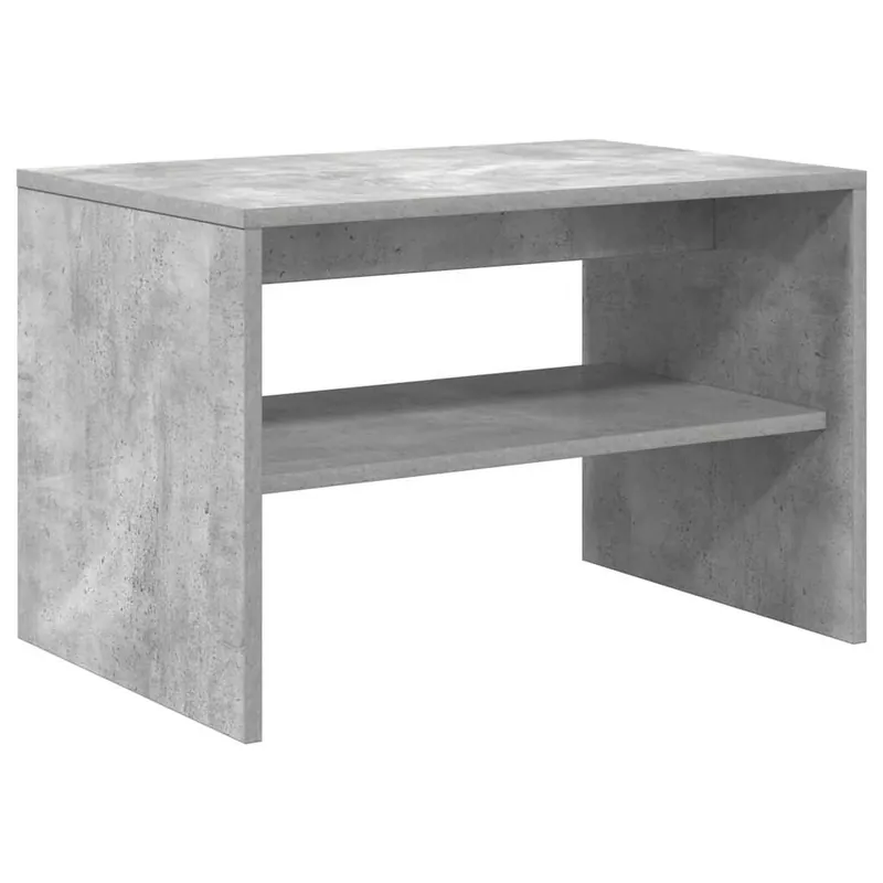 Mueble TV - Mesa de TV madera de ingeniería gris hormigón 60x40x40 cm
