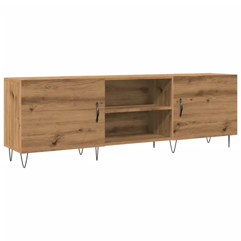 Mueble para TV - Mueble TV - Mesa de TV madera de ingeniería roble Sonoma 150x30x50 cm