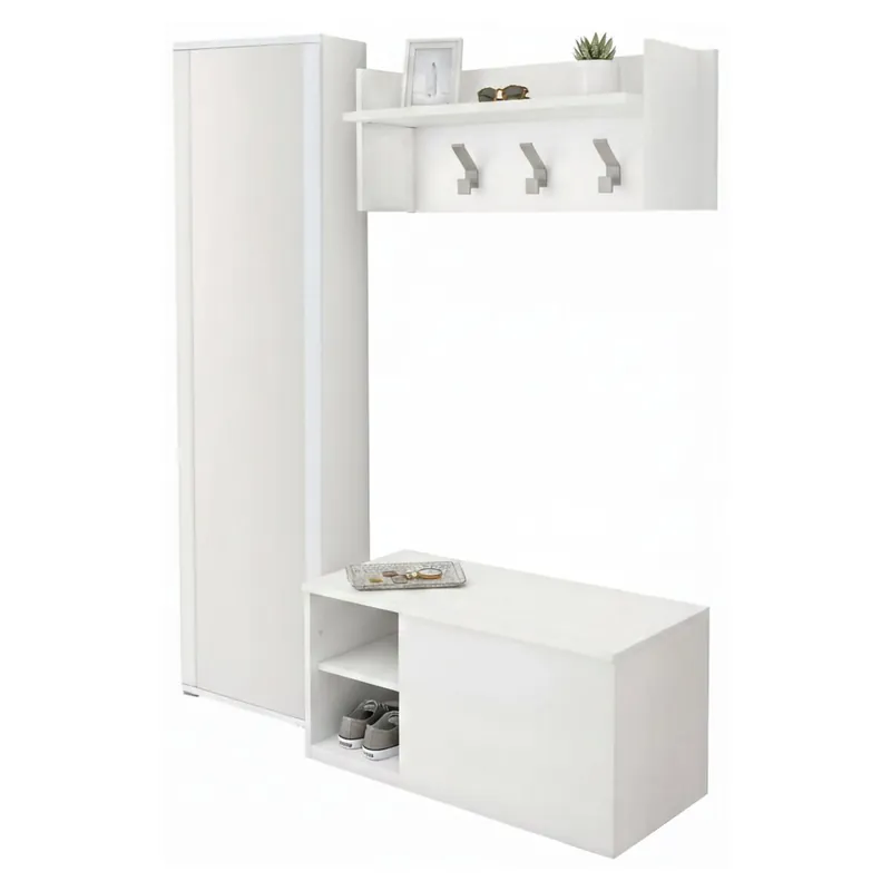 Móveis de entrada com efeito madeira - Muebles