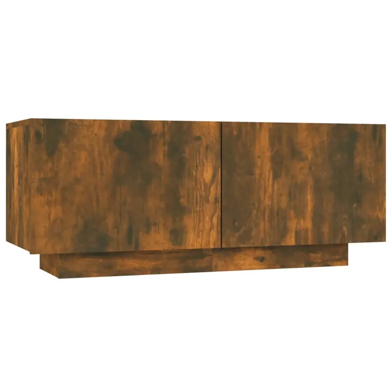 Mueble para TV contrachapada gris hormigón 100x35x40 cm - Muebles