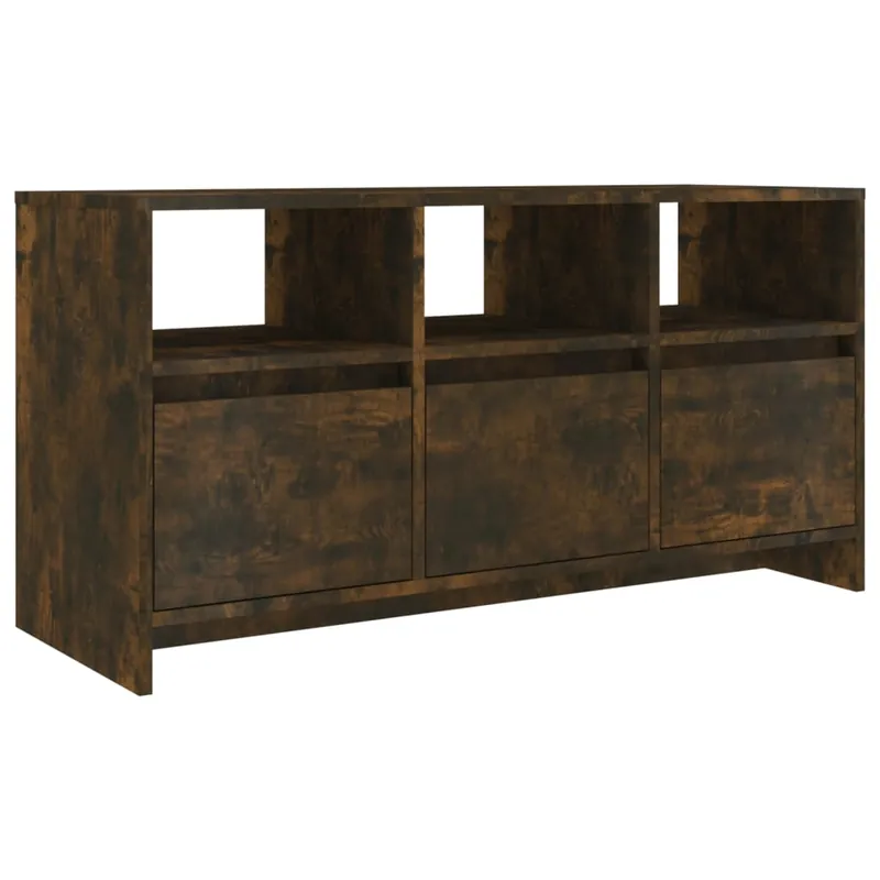 Mueble de TV madera de ingeniería roble ahumado 102x37,5x52,5cm - Muebles