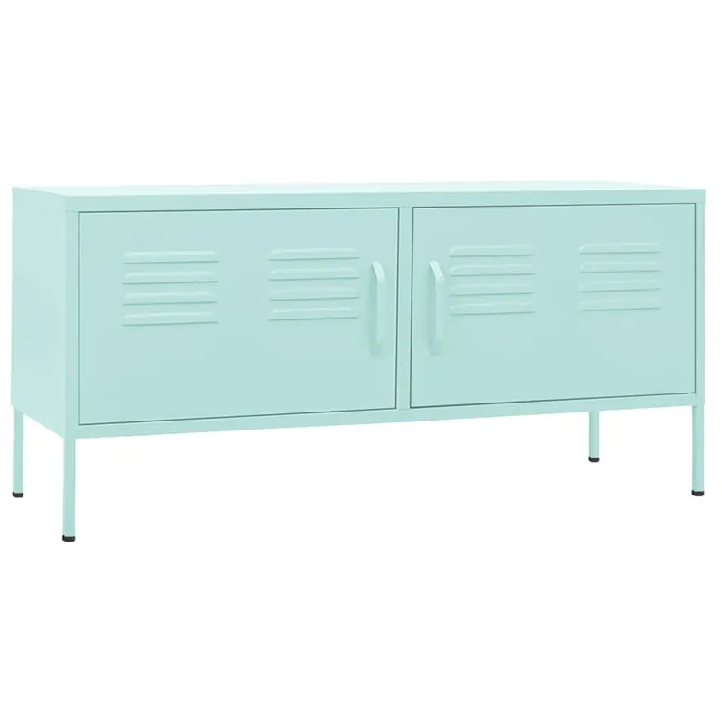 Mueble para TV de acero verde oliva 105x35x50 cm - Muebles