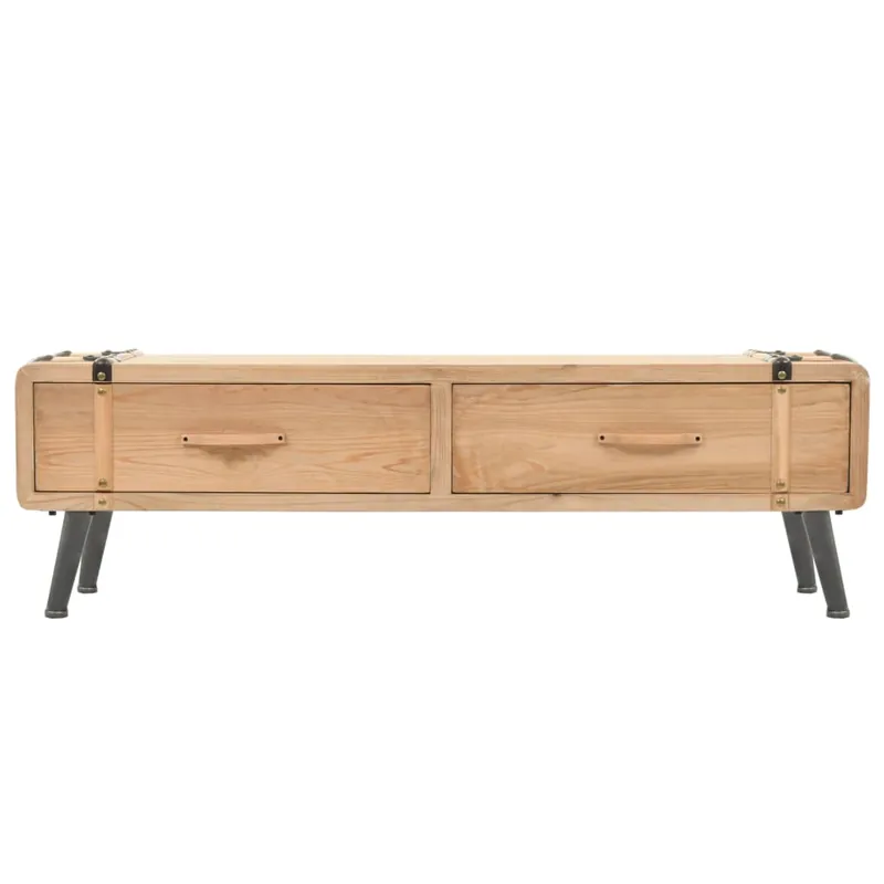 Mueble para TV madera maciza de abeto 120x33x35 cm - Muebles