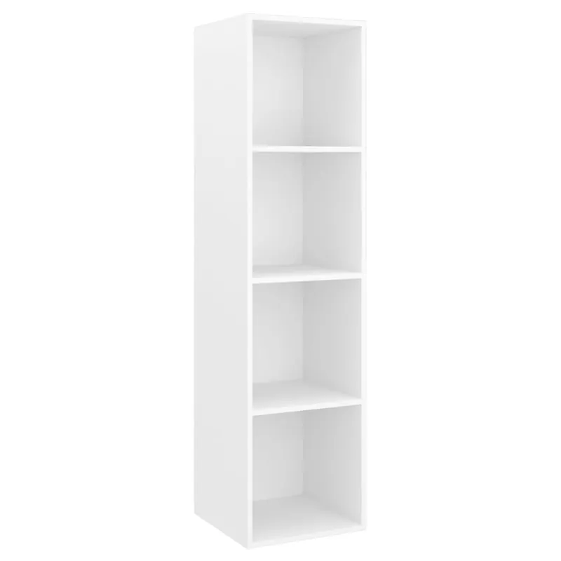Mueble TV pared contrachapada color roble Sonoma 37x37x142,5 cm - Muebles