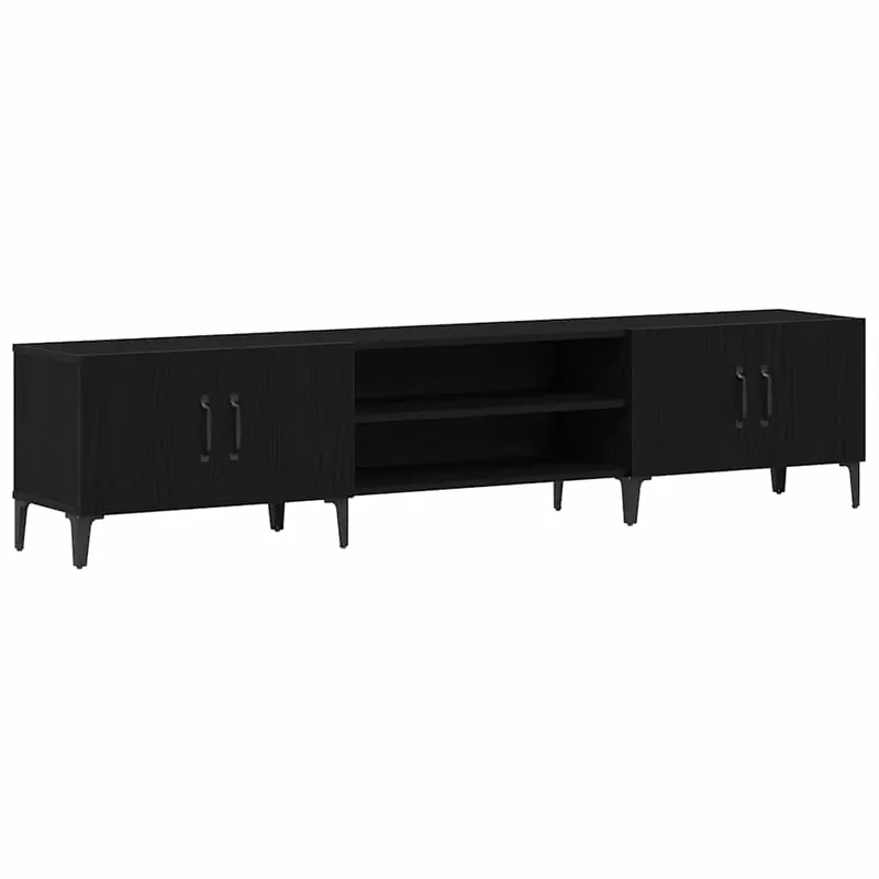 Mueble para TV madera contrachapada blanco 180x31,5x40 cm - Muebles
