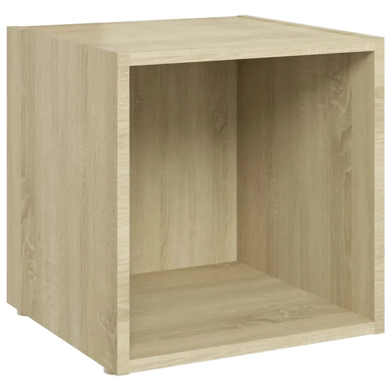 Mueble para TV madera contrachapada roble Sonoma 37x35x37 cm - Muebles
