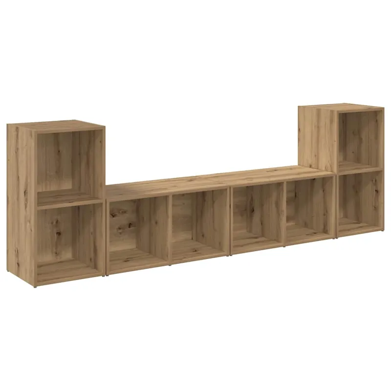 Muebles de salón 4 piezas madera ingeniería 72x35x36,5 cm