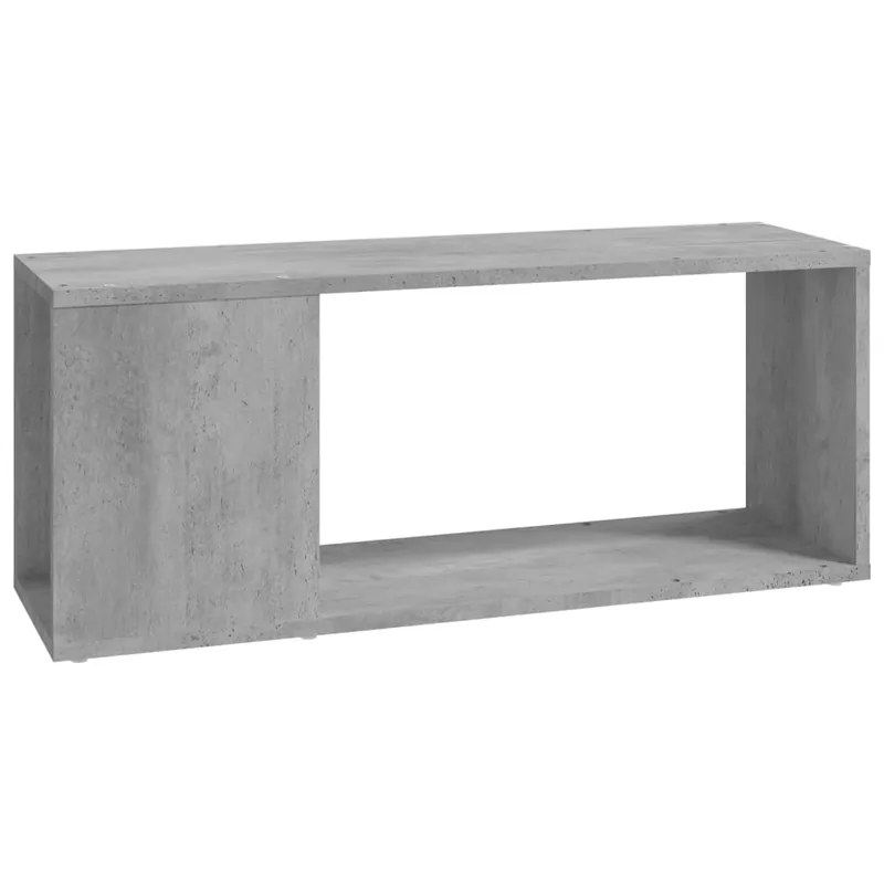 Mueble para TV madera contrachapada gris hormigón 80x24x32 cm - Muebles