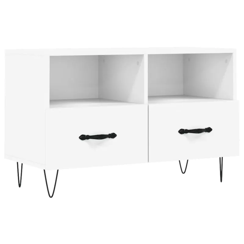 Mueble para TV madera contrachapada gris hormigón 80x36x50 cm - Muebles