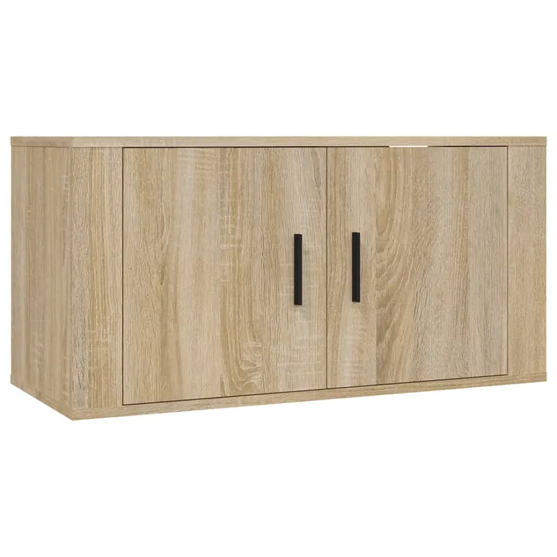 Mueble para TV de pared gris Sonoma 80x34,5x40 cm - Muebles