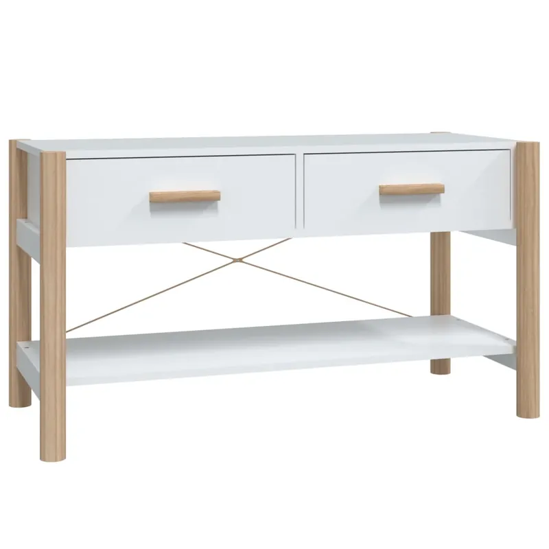 Mueble para TV madera contrachapada negro 82x38x45 cm - Muebles