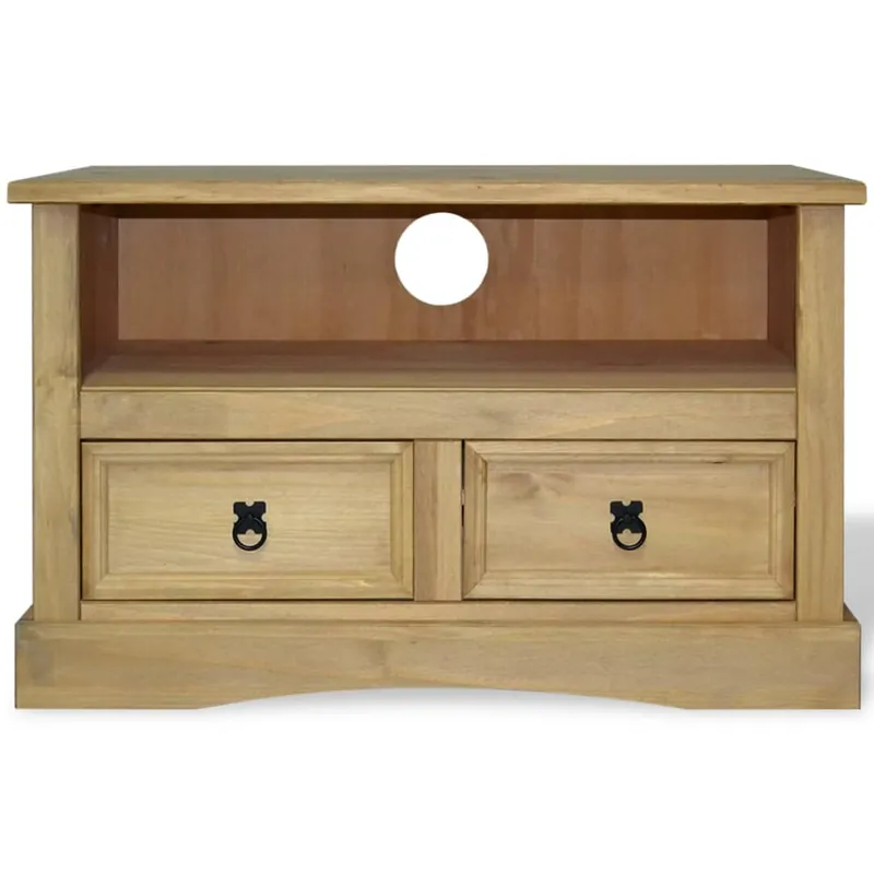 Mueble para TV Corona Range de pino mexicano 91x43x56 cm - Muebles