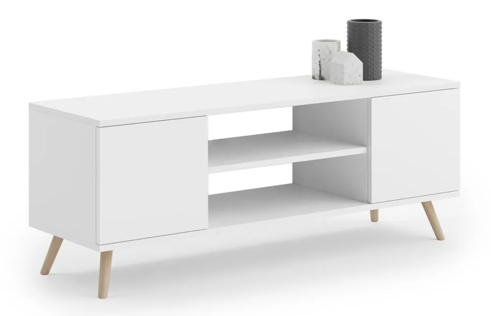 Muebles Tv FOCUS RTV155 2D 155x40x48 Blanco