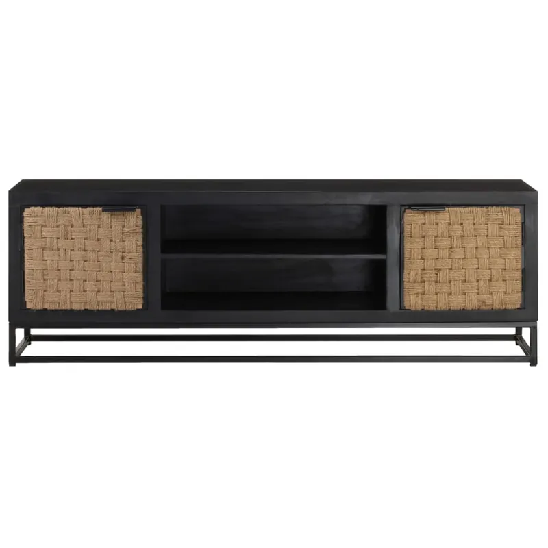 Mueble para TV de madera maciza de mango 120x30x40 cm - Muebles