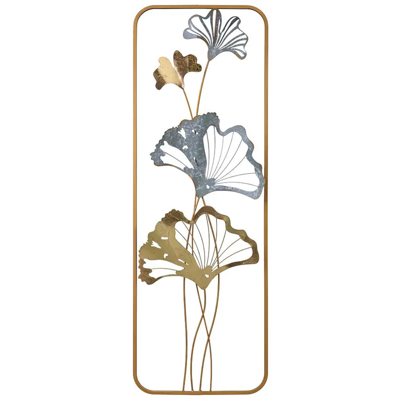 Mural decorativo de pared de metal 31,1x89,5x3,8 - Decoración