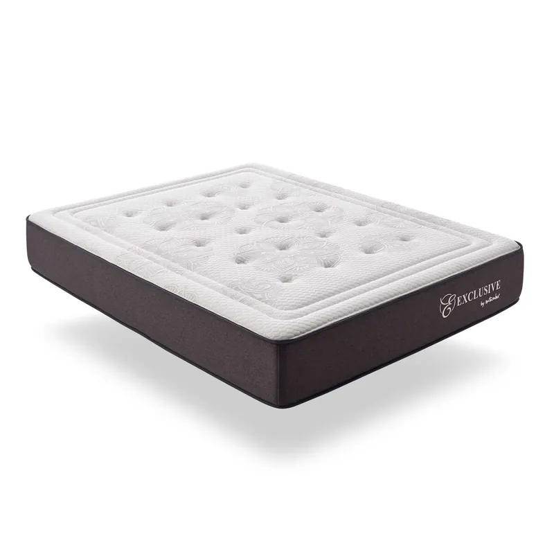 Colchón Exclusive 140x190 cm - Multicapa HR - Soporte Blue Latex - Muy grueso 30 cm, Gel Memory Foam, 7 zonas, Confortable - Colección Hostelería