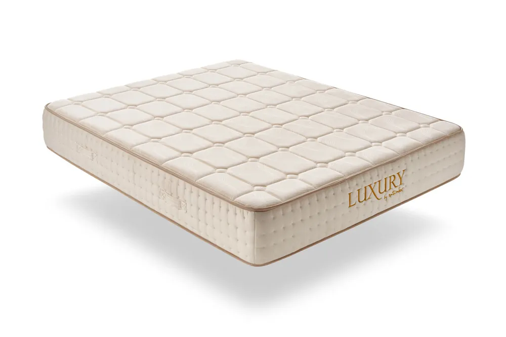 Colchón Luxury 140x190 cm - Multicapa HR - Blue Latex - Muy grueso 30 cm, Gel Memory Foam, 7 zonas de confort, Confortable - Colección Hostelería