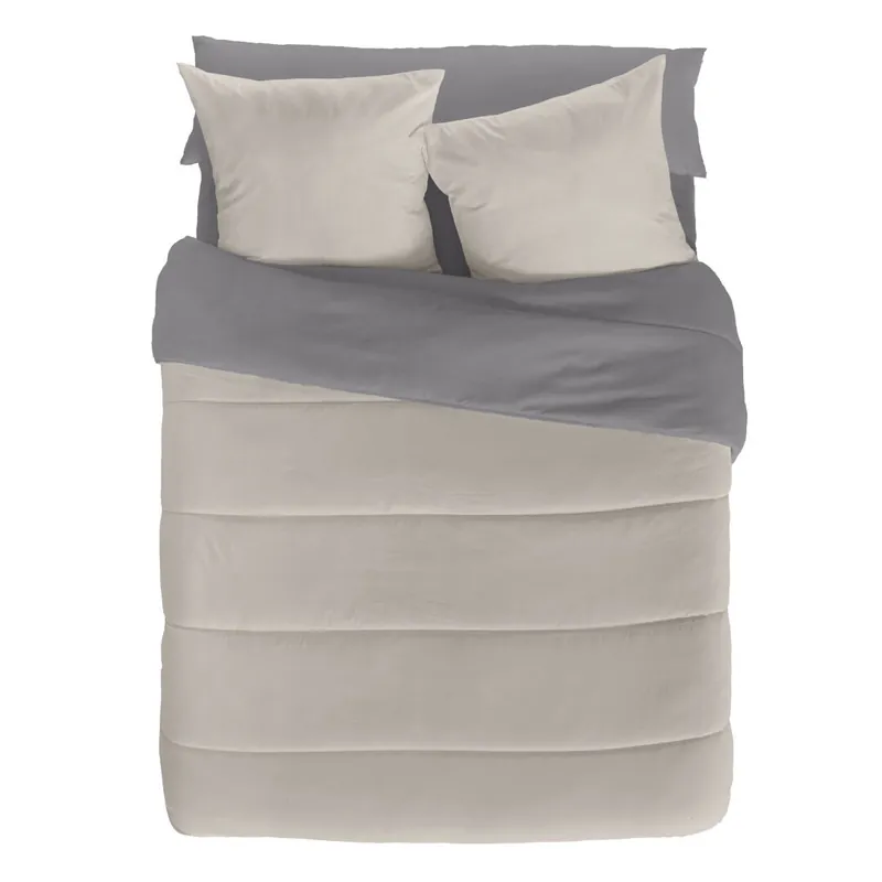 Relleno Nórdico Naturals 300 GRMS 300 gsm Gris Piedra 180 x 260 cm (Cama de 90) - Textil