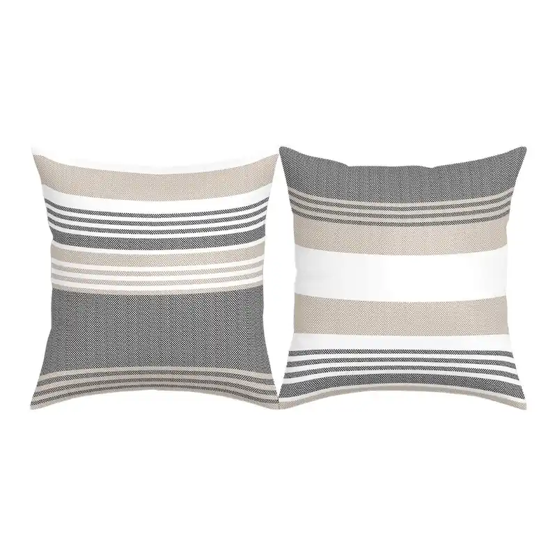 Naturals - Funda de Cojín Estampado - Con Cremallera - Sin relleno - 50x50 cm - 100% Algodón - WILLIAM