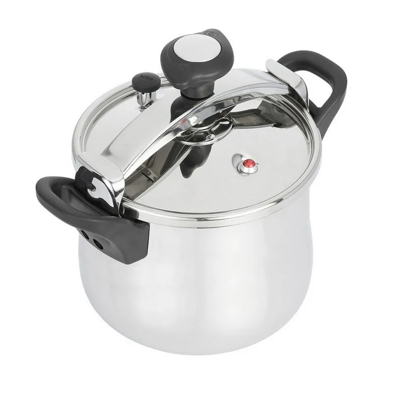 Olla rápida a presión Jata OPC8 8L con tapa acero inox - Cocina