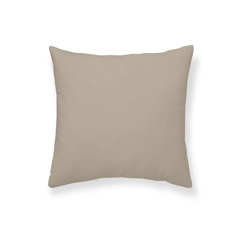 Pack 2 fundas de cojín deco LISO PIEDRA - Textil