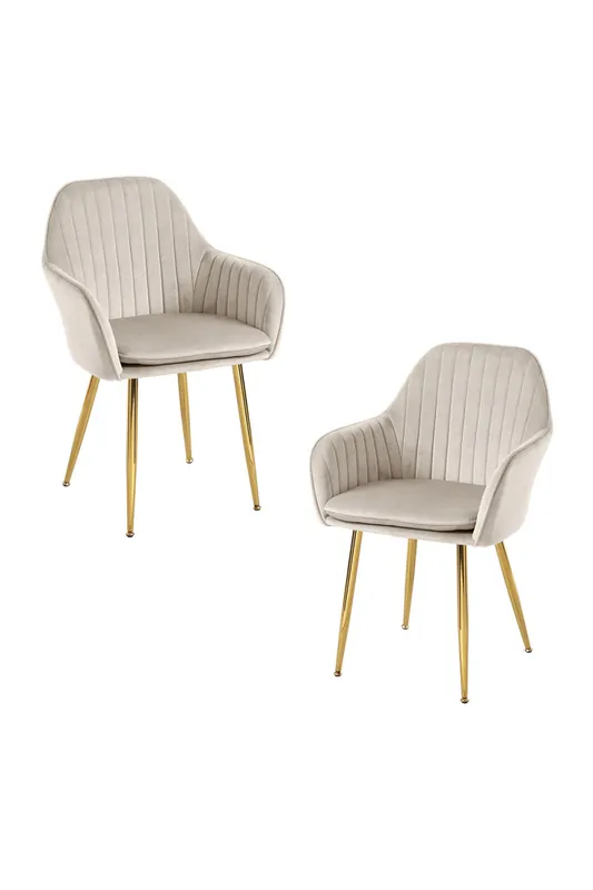 Pack 2 Sillas Chic Golden - Amarillo