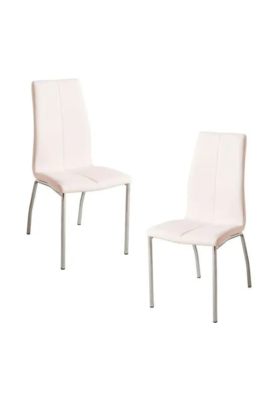 Pack 2 Sillas Humi Polipiel - Blanco