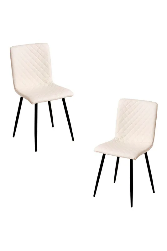 Pack 2 Sillas Rom Polipiel - Blanco