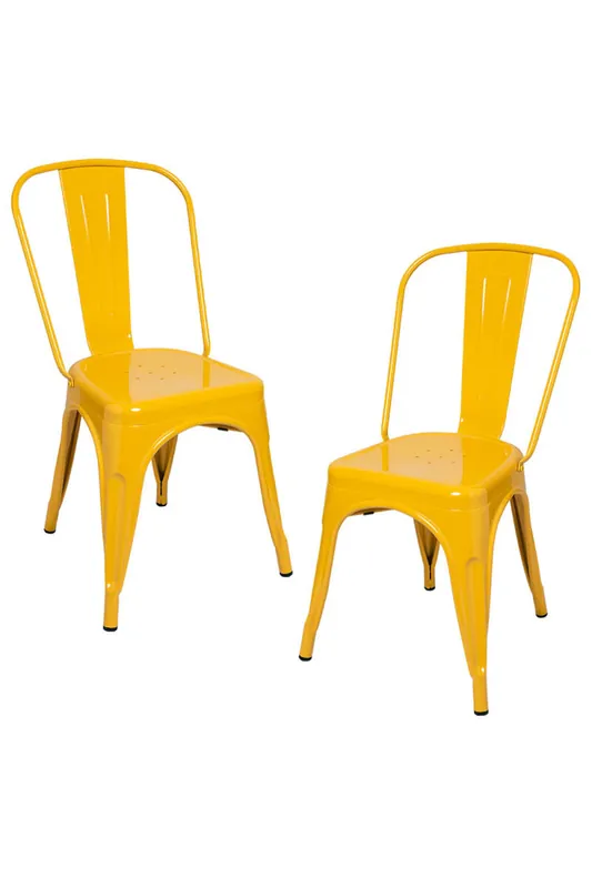 Pack 2 Sillas Torix - Amarillo Cuarzo