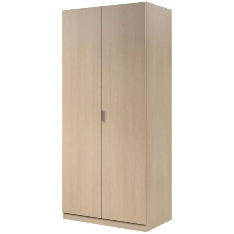 Pack 4 muebles auxiliares para dormitorio juvenil en color roble