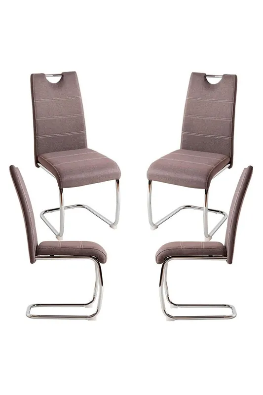 Pack 4 Sillas Hallen Tela - Beige