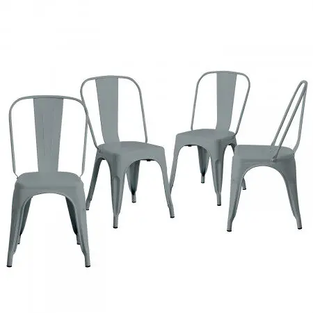 Pack 4 Sillas Industriales Strong 45x54x85cm Thinia Home - Muebles