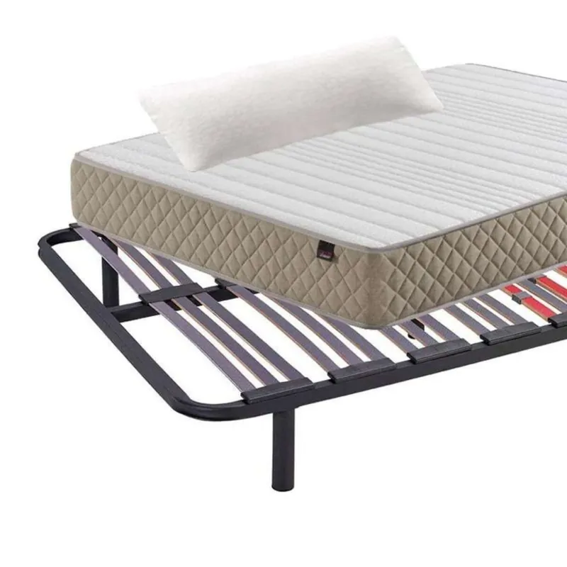 Pack Ahorro Golden Descanso Completo 90x180 cm (colchón + Somier Multiláminas + Patas + Almohada)