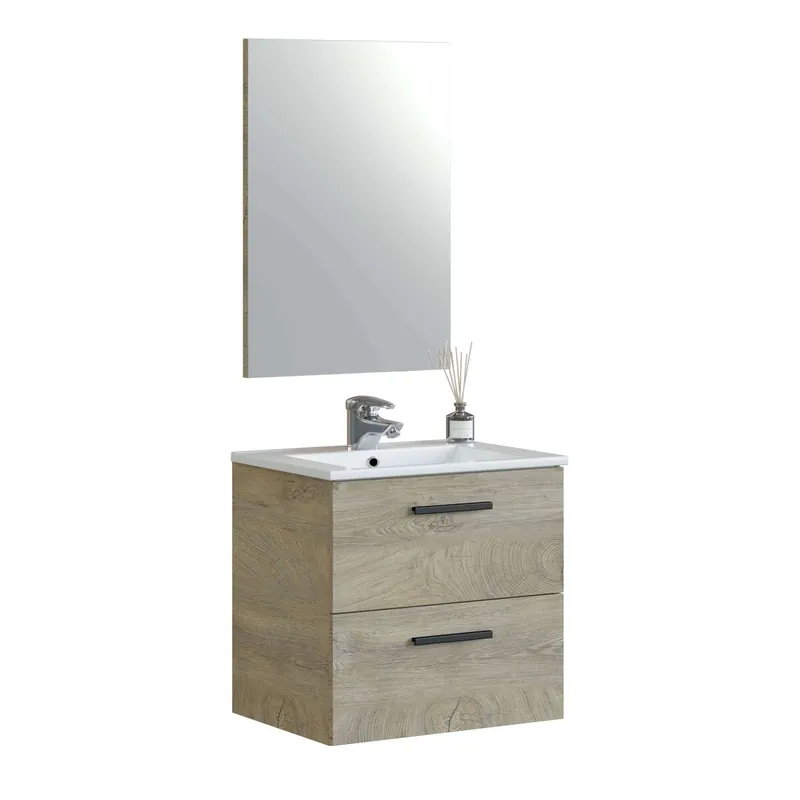 Pack Baño Aruba Melamina Aruba - Roble Alaska