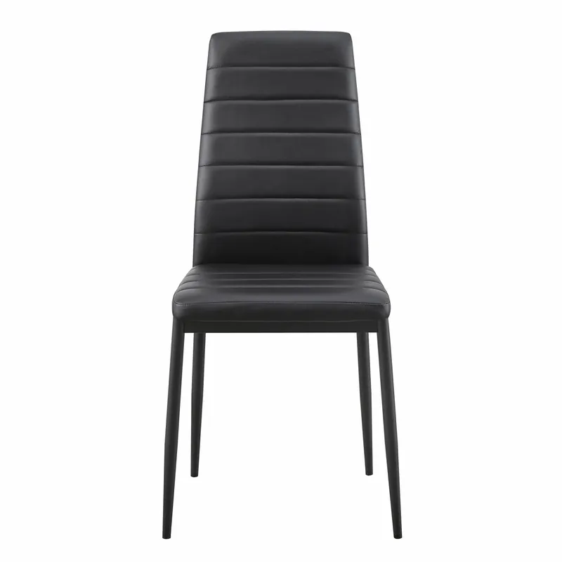 Pack de 4 sillas LISON tela gris - Muebles