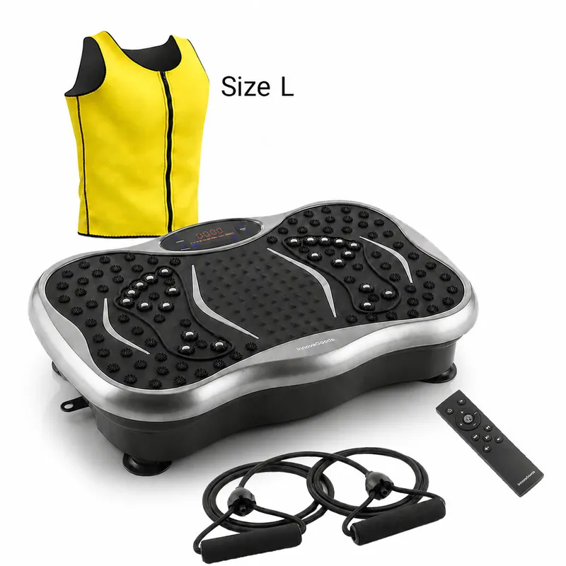 Pack Plataforma Vibratoria Fitness y Chaleco Sauna InnovaGoods - Deporte