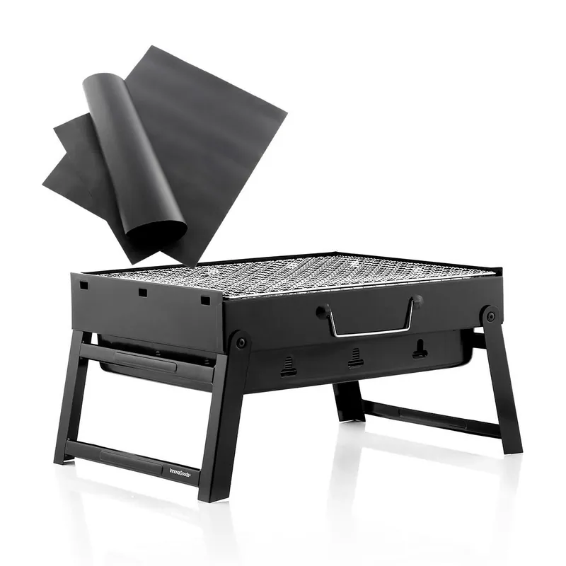Pack 2 Esterillas para Horno-Barbacoa y Barbacoa Portátil InnovaGoods